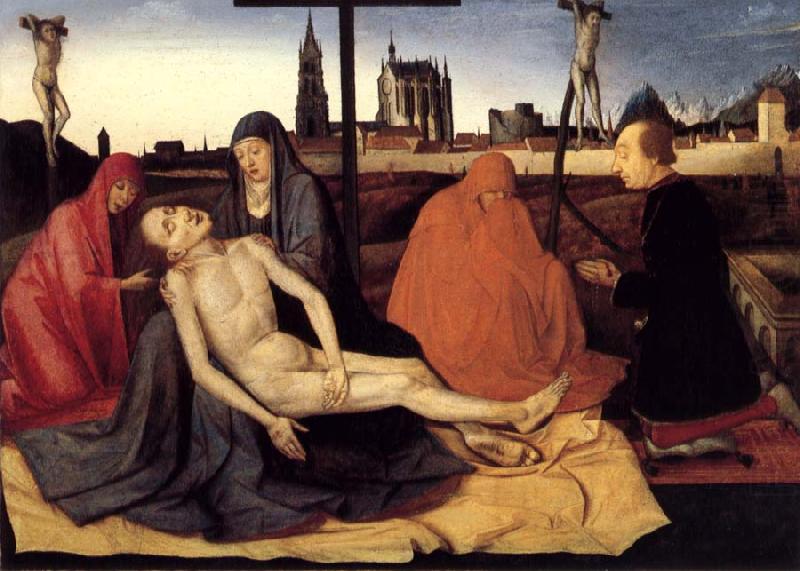 Pieta with donor, unknow artist